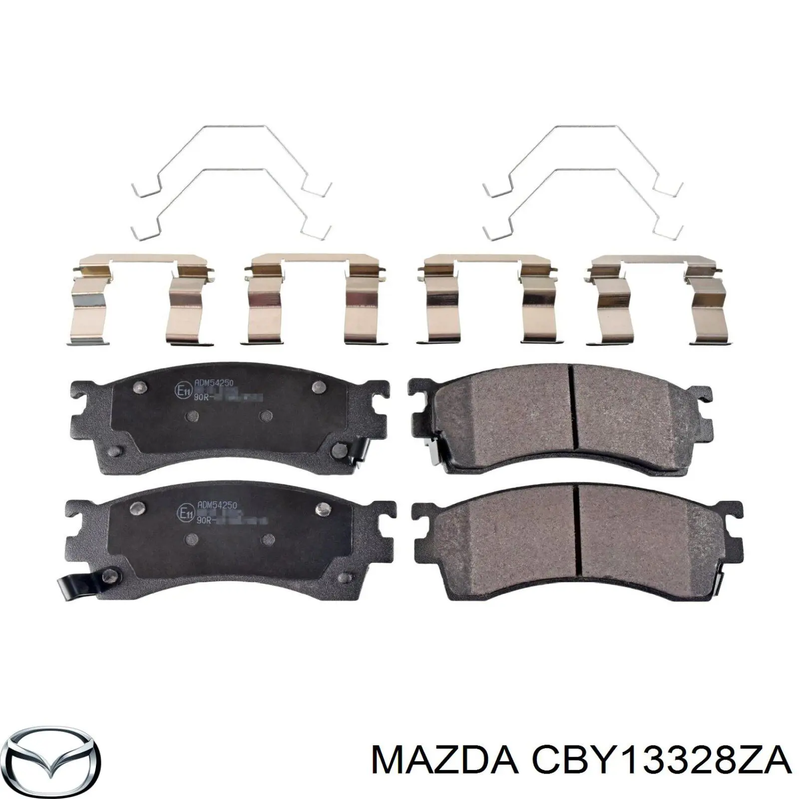 Передние тормозные колодки CBY13328ZA Mazda