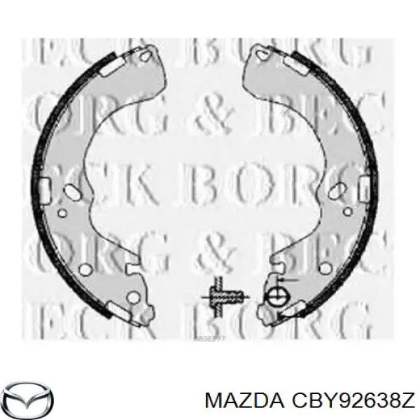 Купить CBY92638Z Mazda Задние барабанные тормозные колодки