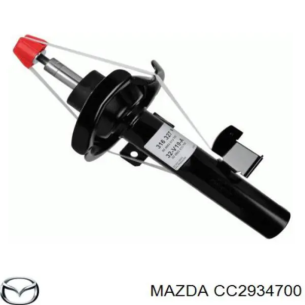 Амортизатор передний правый Mazda CC2934700