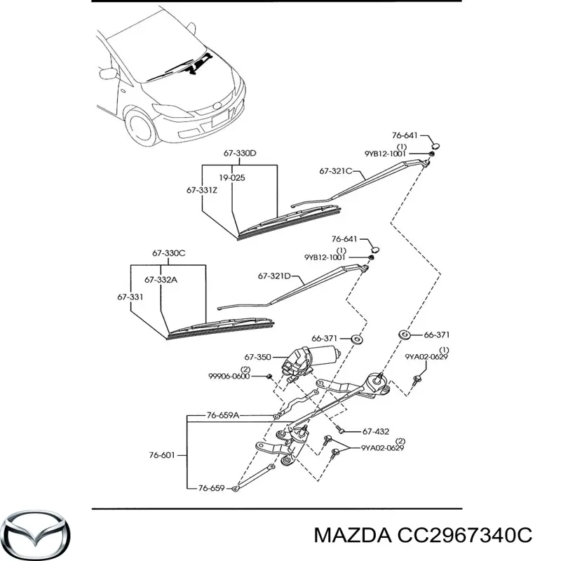  CC2967340C Mazda