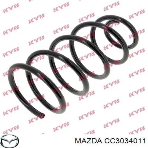 Пружина амортизатора передняя Mazda CC3034011 цена, от 49.13 USD