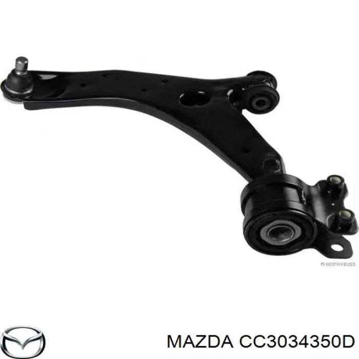 Рычаг передней подвески нижний левый CC3034350D Mazda