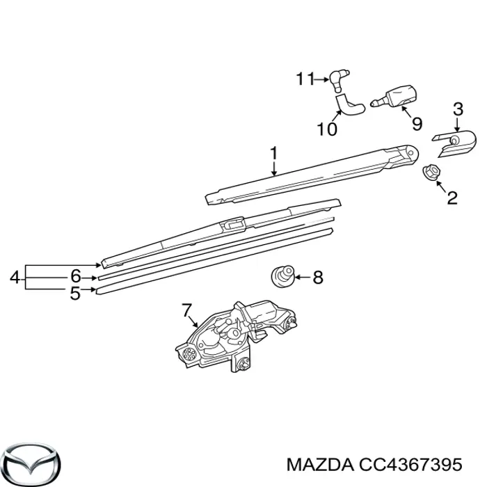  Mazda CC4367395 цена, от 3.80 USD