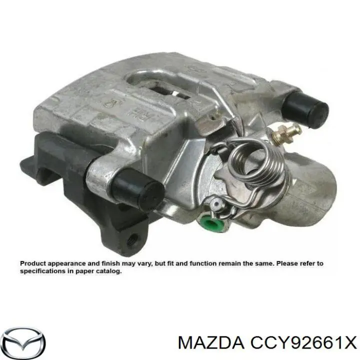 CCY92661X Mazda суппорт тормозной задний правый