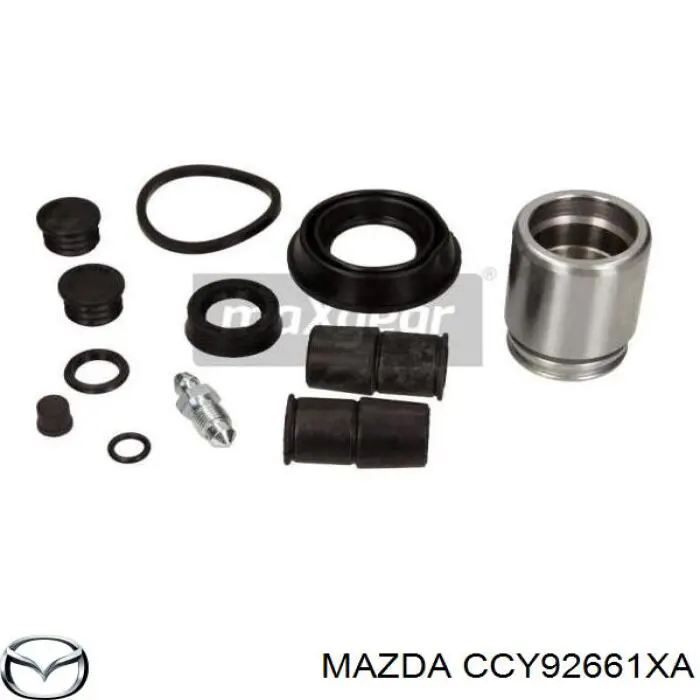 CCY92661XA Mazda суппорт тормозной задний правый