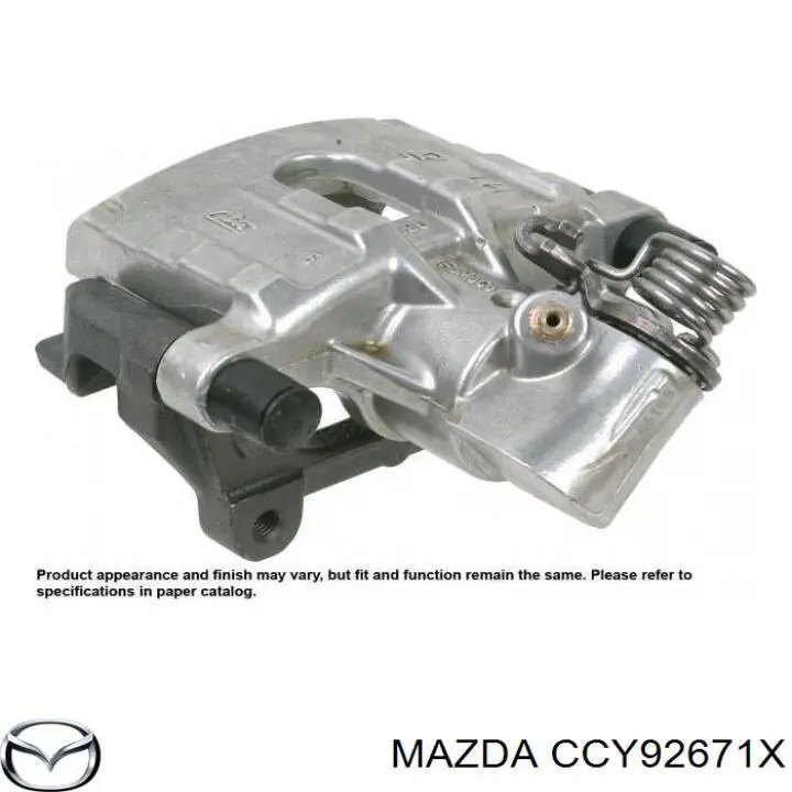 CCY92671X Mazda суппорт тормозной задний левый