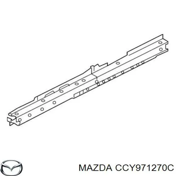 Порог внешний левый на Mazda 5 CR