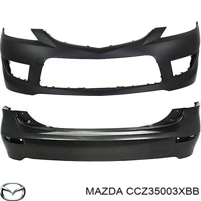 Купить CCZ35003XBB Mazda Буфер (бампер) передний