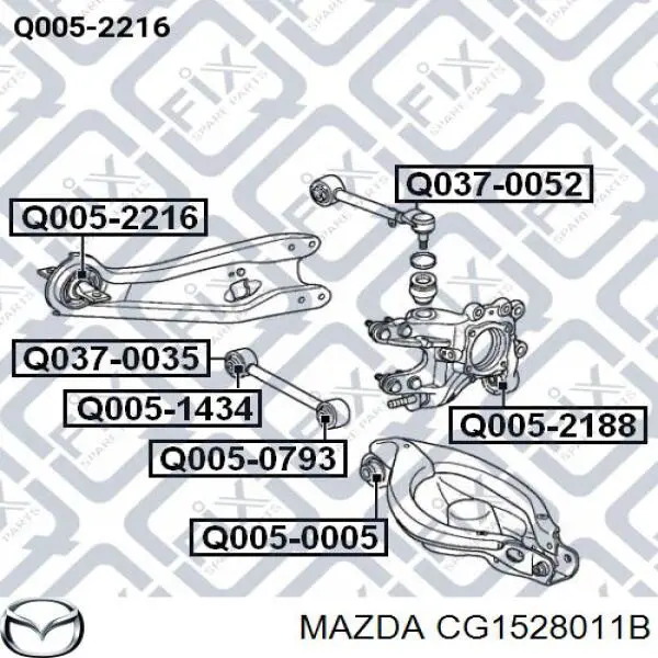 Купить CG1528011B Mazda Пружина подвески