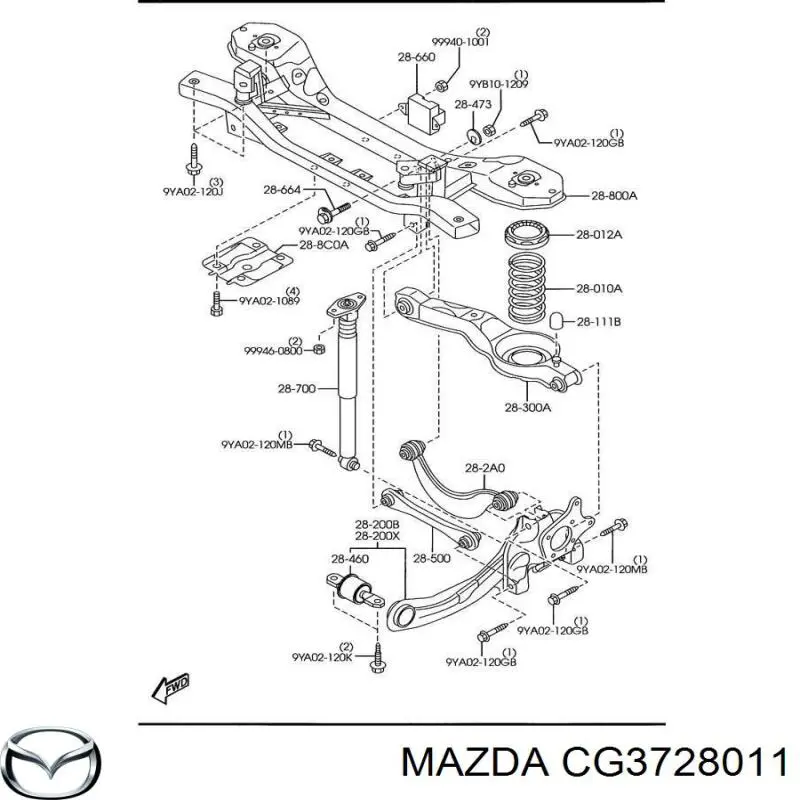  CG3728011 Mazda