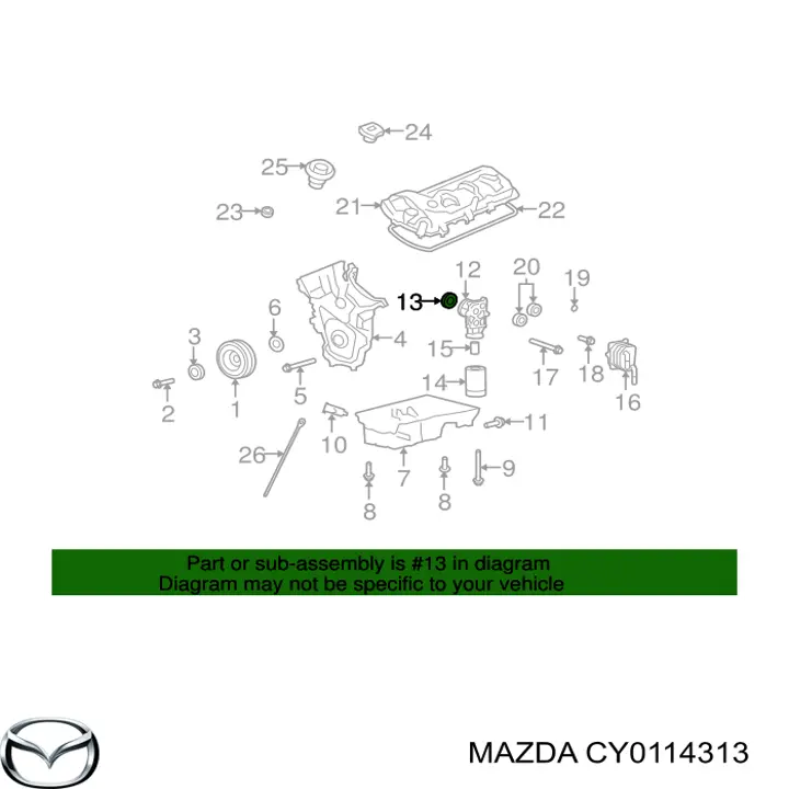 CY0114313 Mazda 