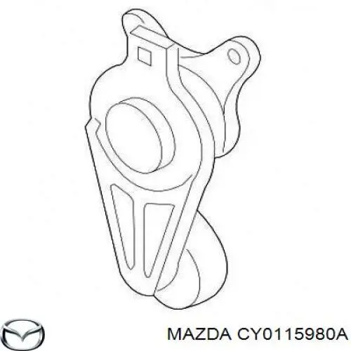 Натяжитель приводного ремня на Mazda CX-9 TB