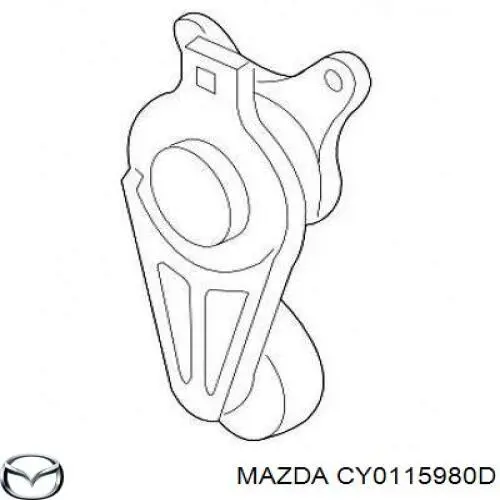 Натяжитель приводного ремня CY0115980D Mazda