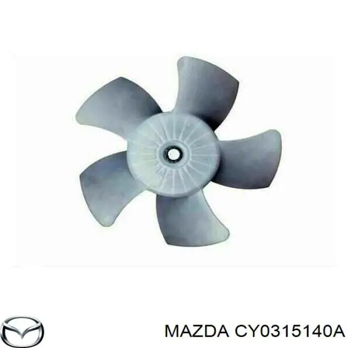 CY0315140A Mazda Вентилятор радиатора охлаждения, правый