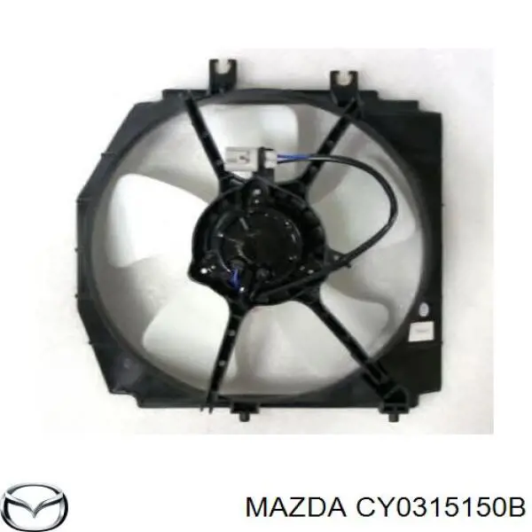 CY0315150A Mazda мотор вентилятора системы охлаждения правый
