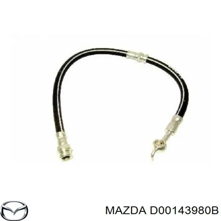 Шланг тормозной передний Mazda D00143980B