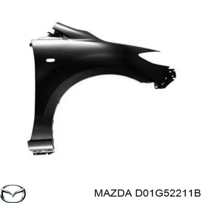 Крыло переднее левое D01G52211B Mazda
