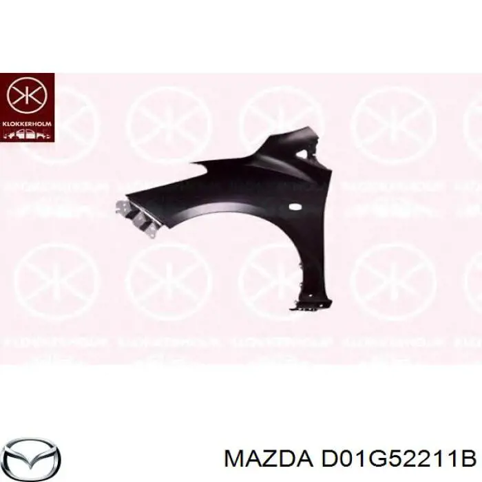 Крыло переднее левое Mazda D01G52211B цена, от 40.16 USD