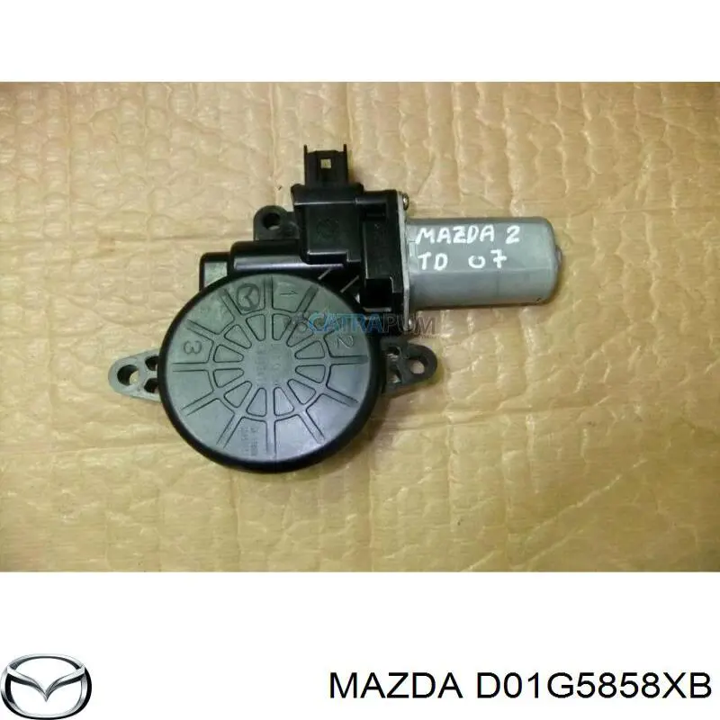 D01G5858XB Mazda мотор стеклоподъемника двери передней правой
