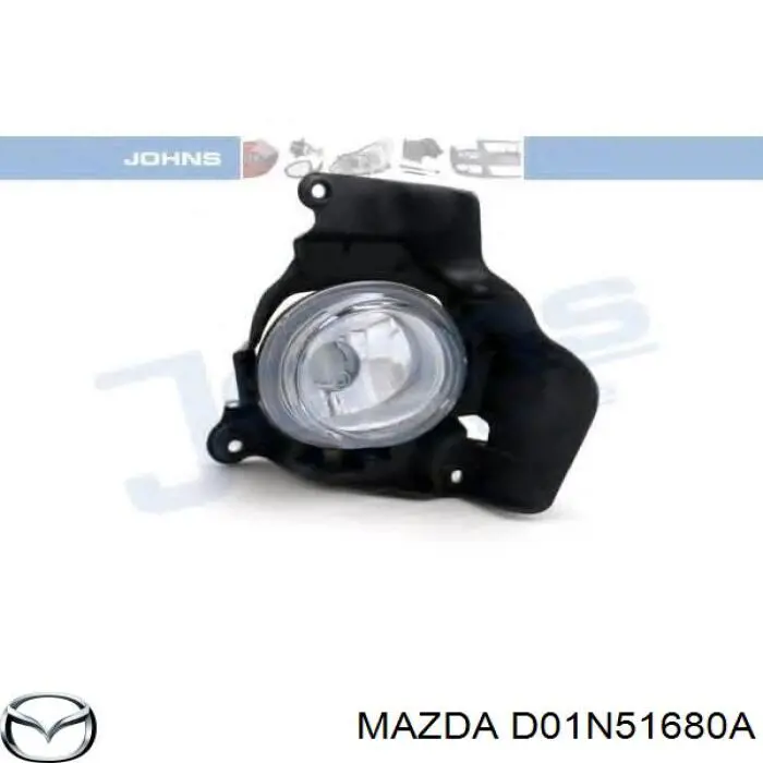 Фара противотуманная правая Mazda D01N51680A