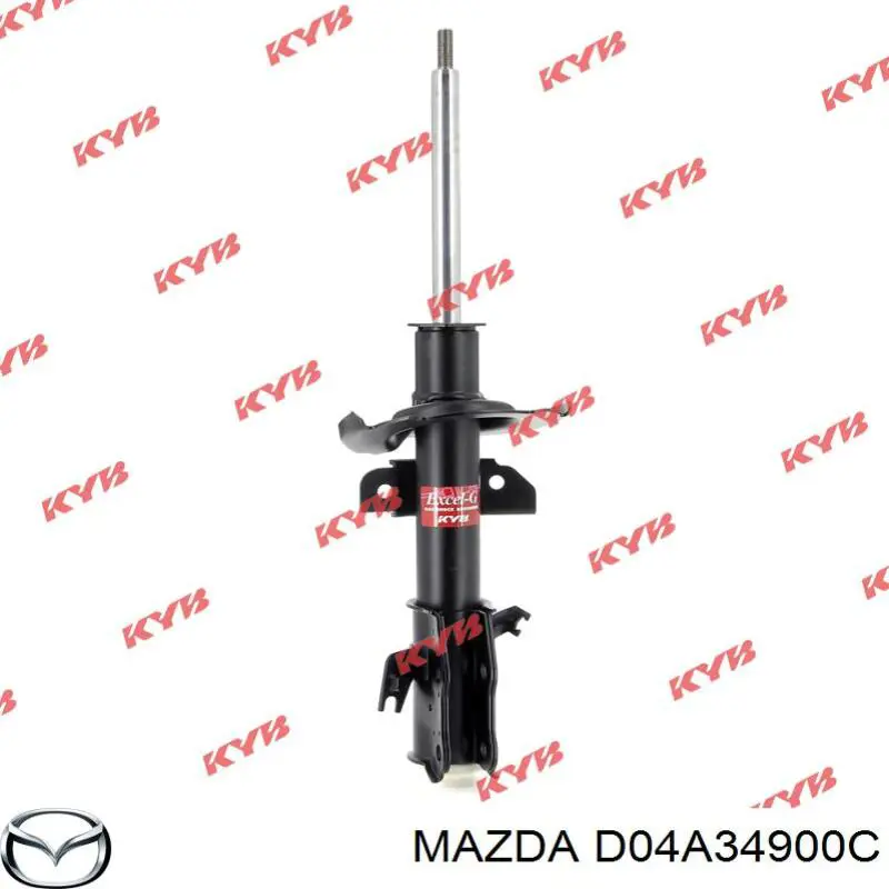 D04A34900C Mazda amortecedor dianteiro esquerdo