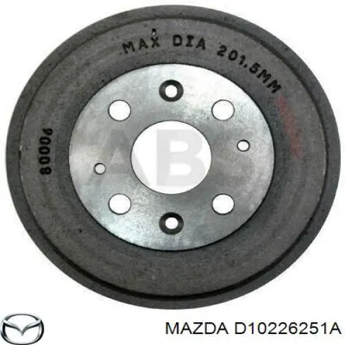 D10226251A Mazda барабан тормозной задний