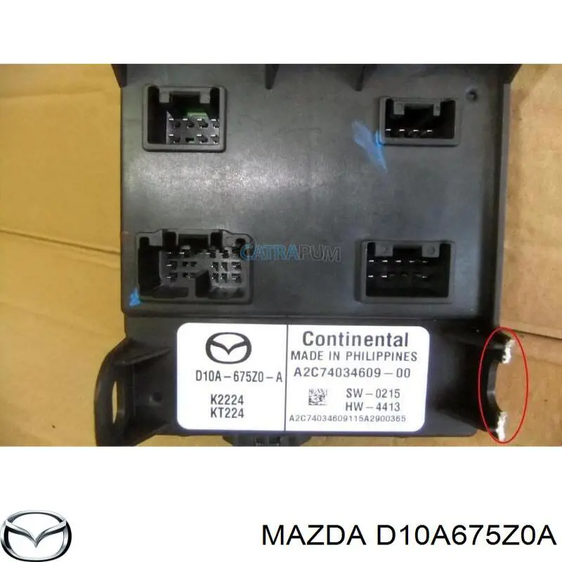  Mazda D10A675Z0A цена, от 172.32 USD