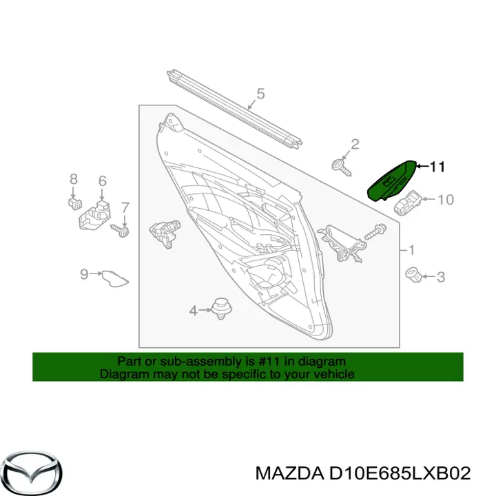 D10E685LXB02 Mazda 