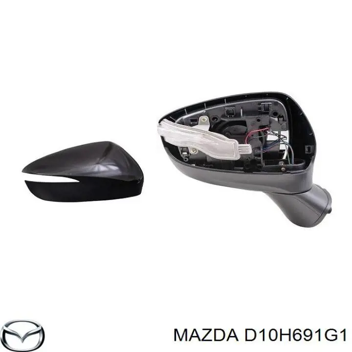 Стекло зеркала заднего вида, правого TYC 32000531 цена, от 27.23 USD