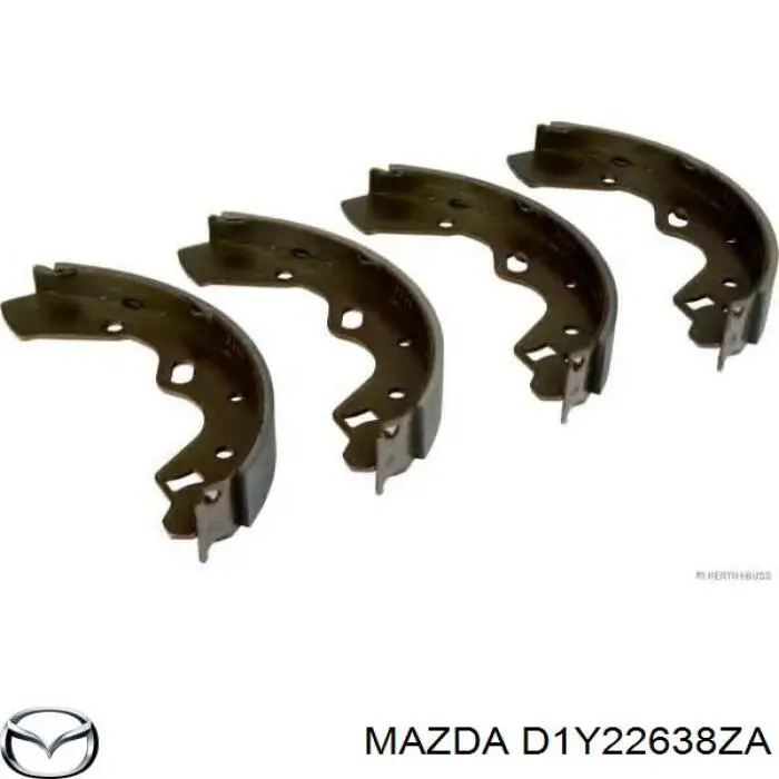 Тормоза рабочие задние ножные и тормозные барабаны Mazda D1Y22638ZA цена, от 21.54 USD