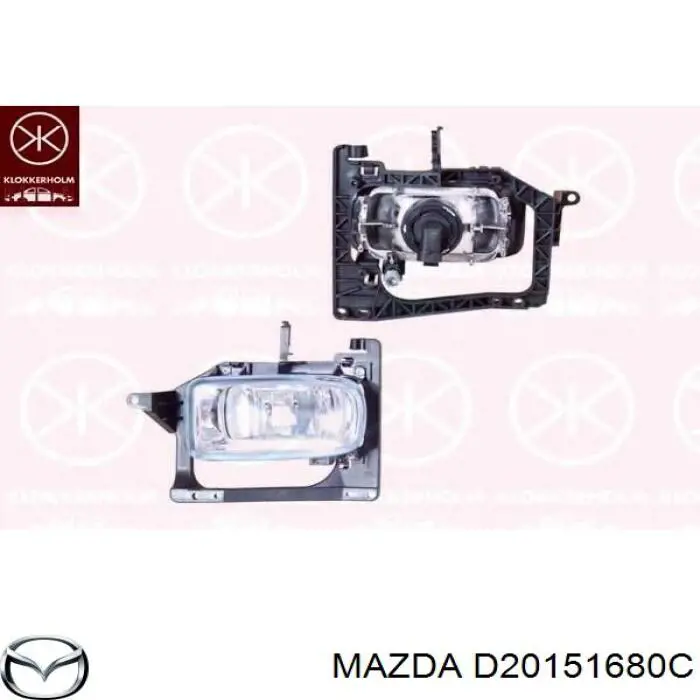 Противотуманная фара Мазда 626 5 (Mazda 626)