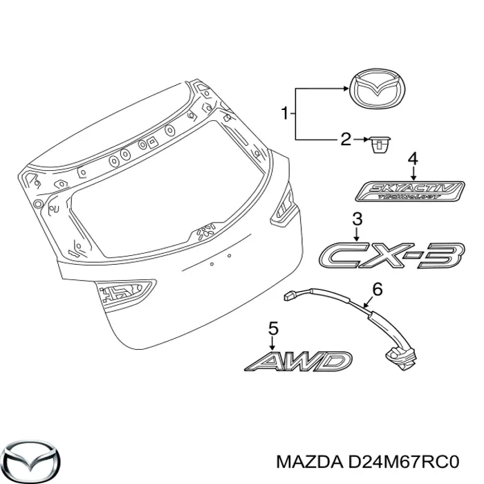 D24M67RC0 Mazda 