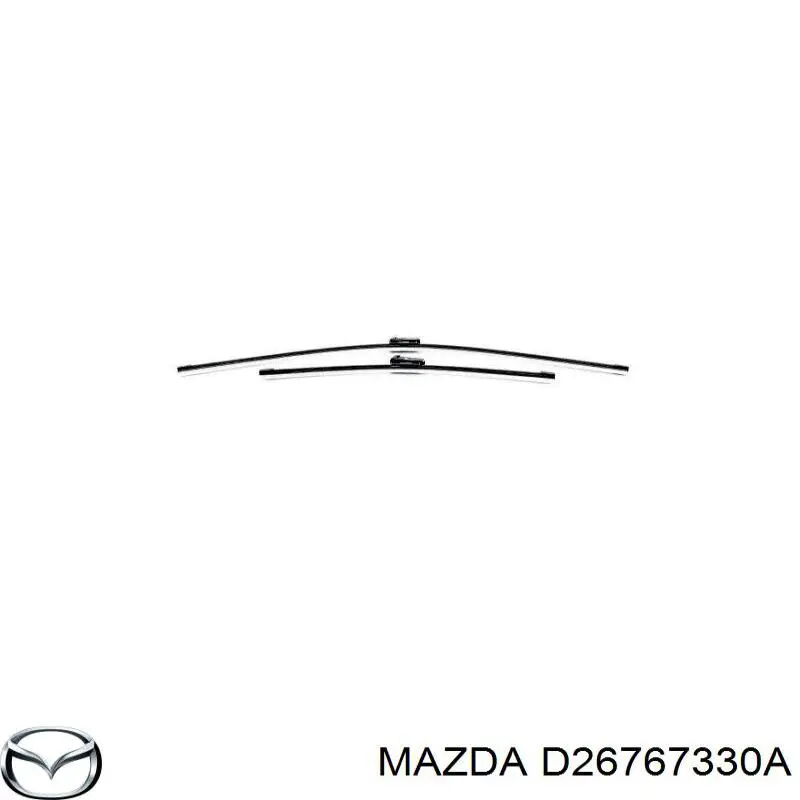 Щетка-дворник заднего стекла Mazda D26767330A
