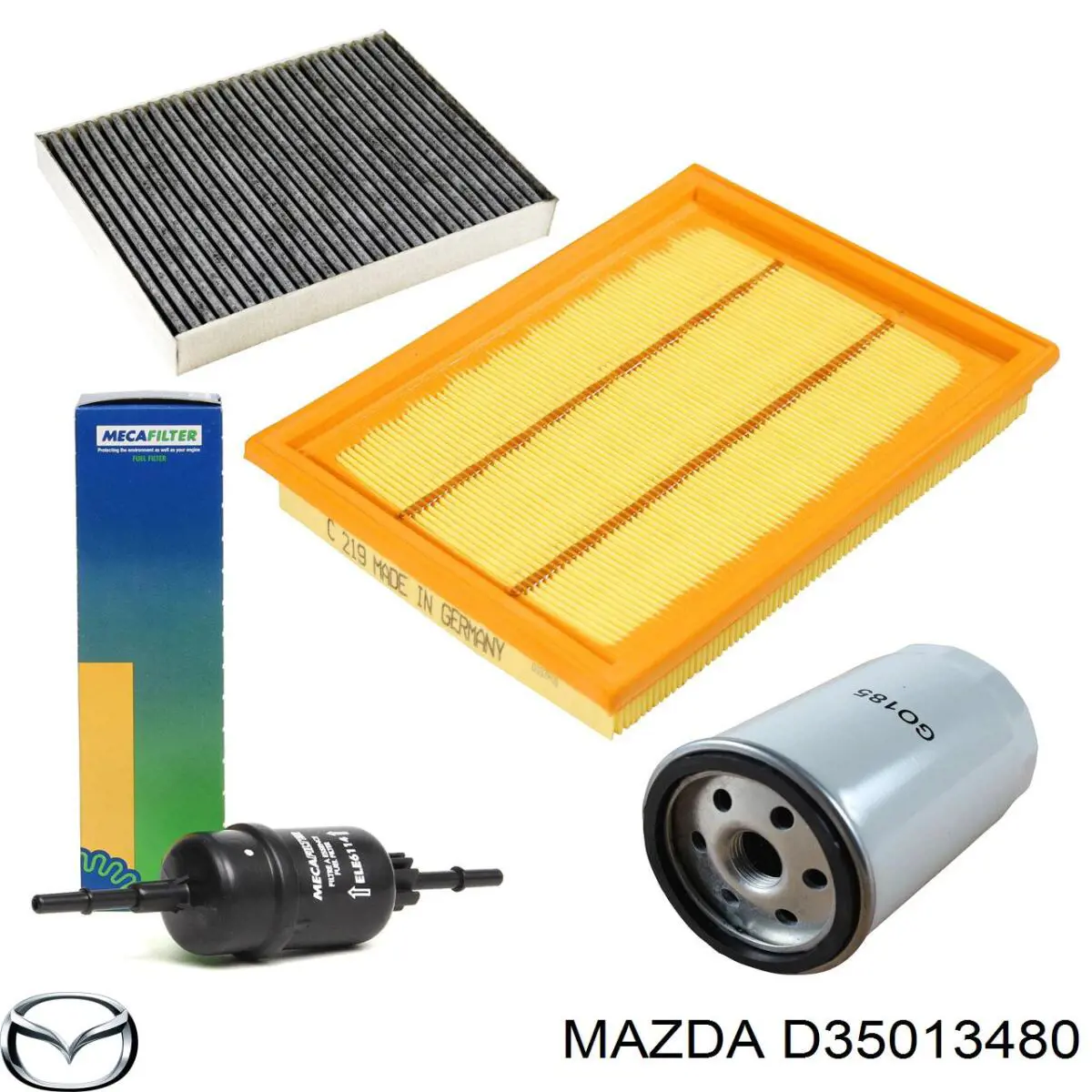 Топливный фильтр D35013480 Mazda