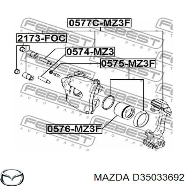  Mazda D35033692 цена, от 4.75 USD