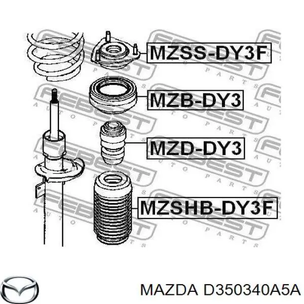 Пыльник амортизатора переднего Mazda D350340A5A