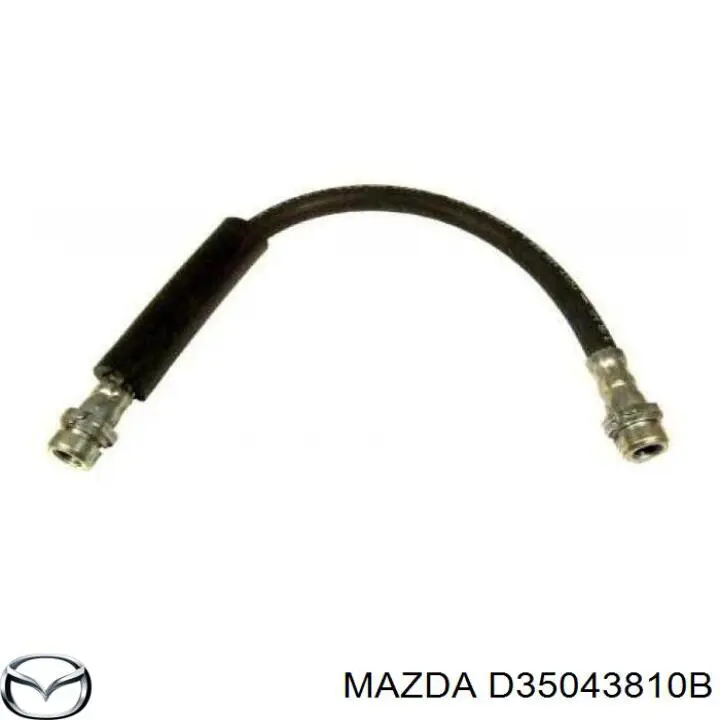D35043810B Mazda шланг тормозной задний