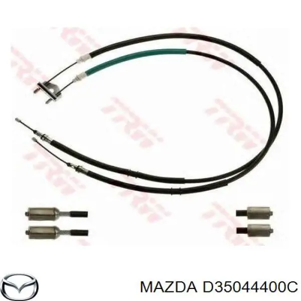 Задний трос ручника Mazda D35044400C цена, от 16.62 USD