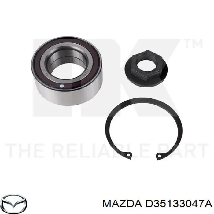 Купить D35133047A Mazda Подшипник передней ступицы