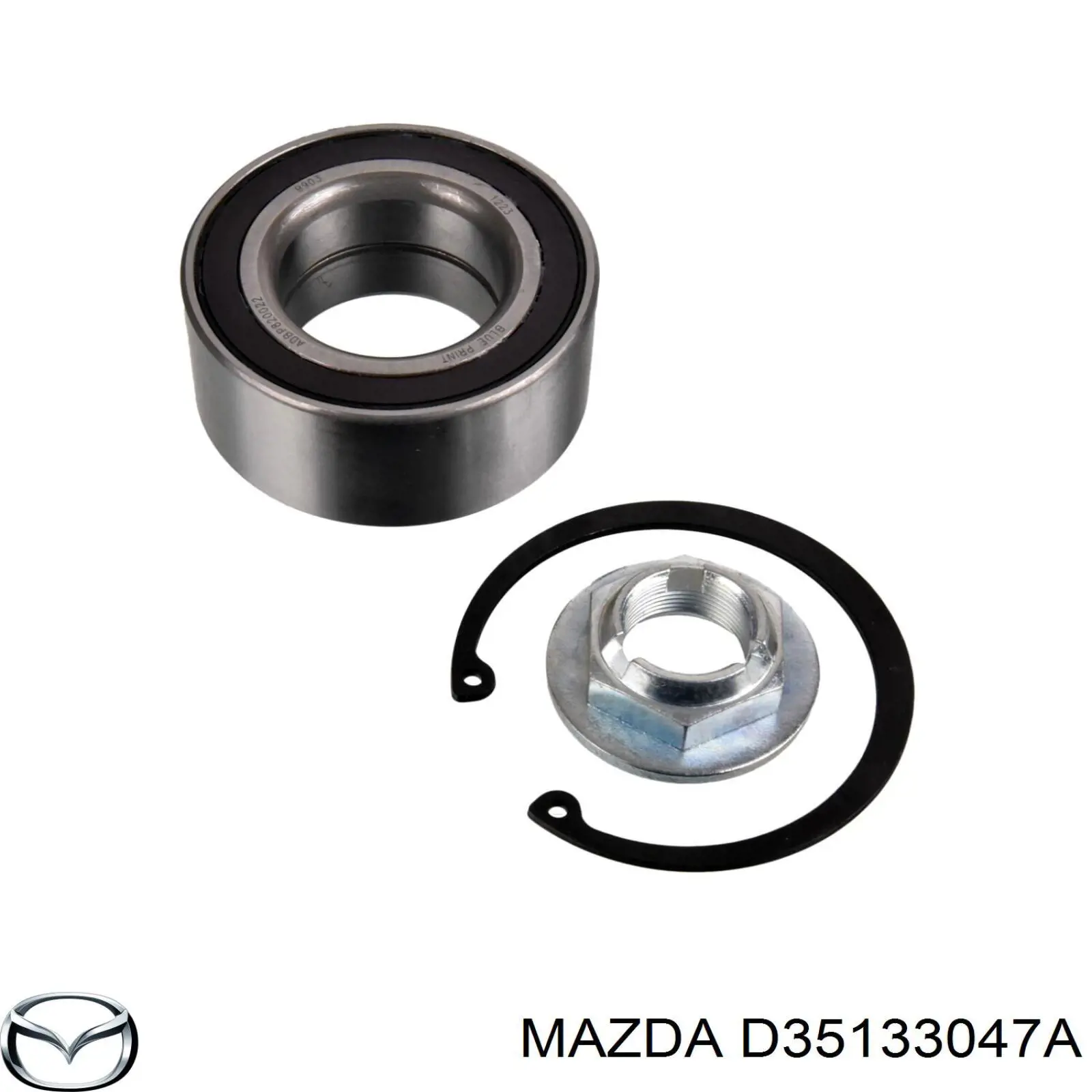 Комплект подшипника ступицы колеса Mazda D35133047A цена, от 15.32 USD