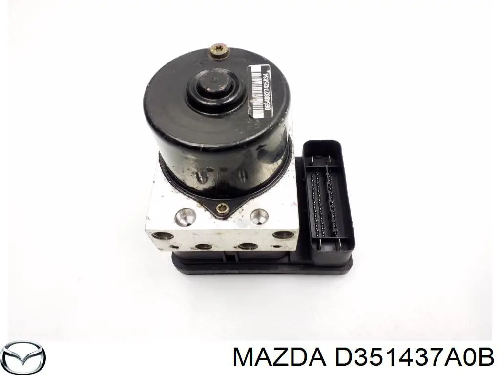 D351437A0B Mazda блок управления абс (abs гидравлический)