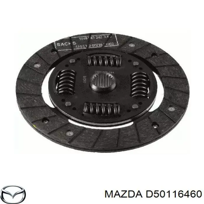 D50116460 Mazda диск сцепления