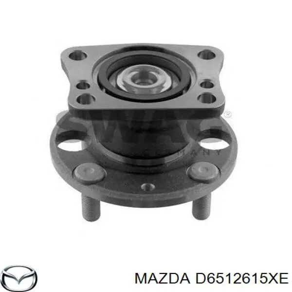 D6512615XE Mazda cubo traseiro