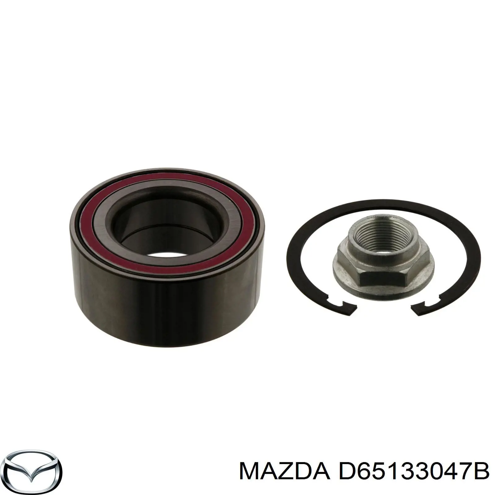Комплект подшипника ступицы колеса Mazda D65133047B цена, от 7.60 USD