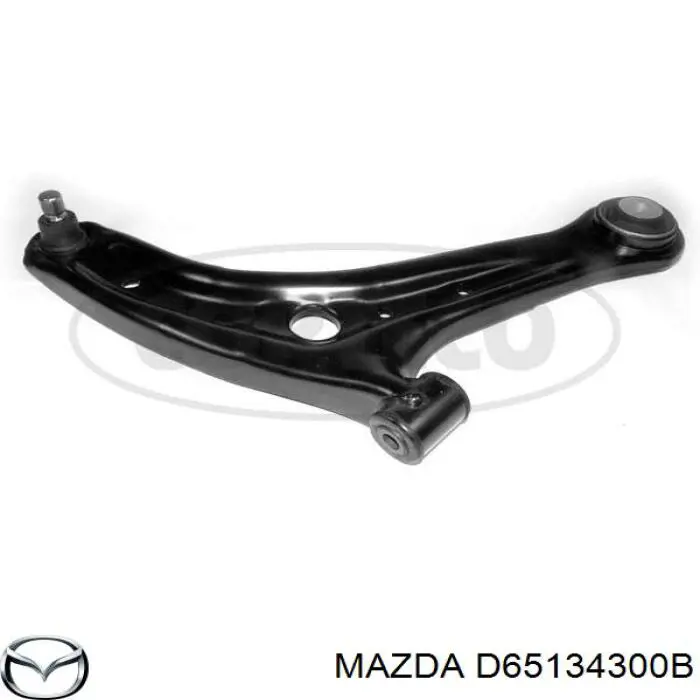 Рычаг передней подвески нижний правый D65134300B Mazda