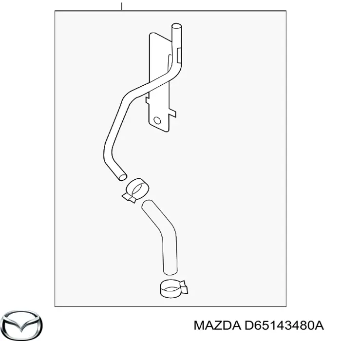 D65143480A Mazda 