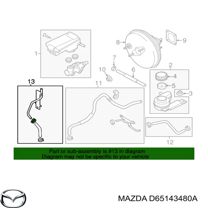  Mazda D65143480A цена, от 176.05 USD