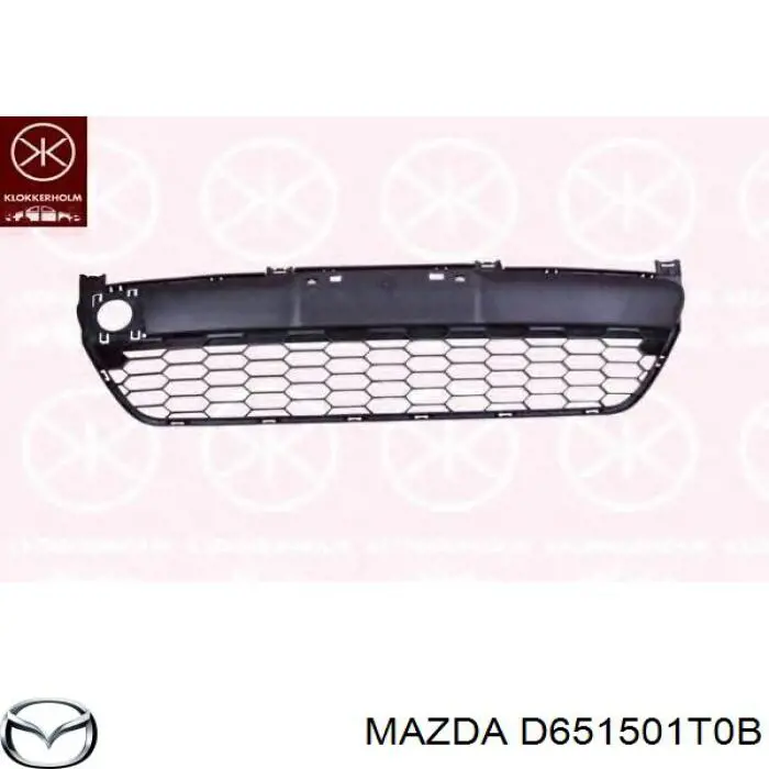  Решетка бампера Mazda 2 2