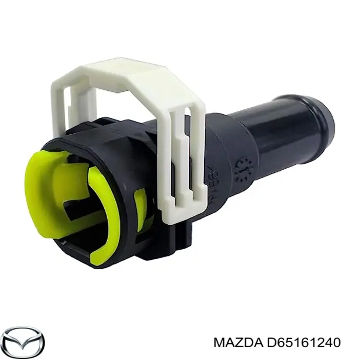 Быстросъемная муфта шланга радиатора печки на Mazda 2 DE