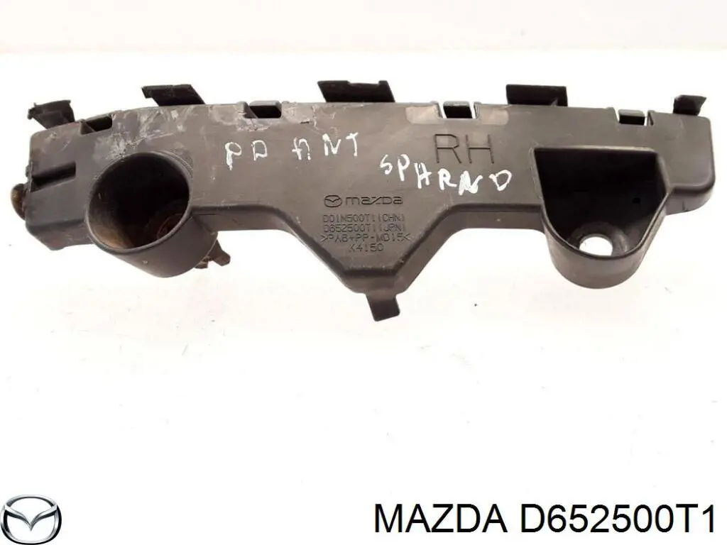 Consola do pára-choque dianteiro direito para Mazda 2 (DE)